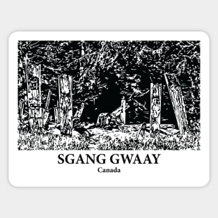 SGang Gwaay - Canada Sticker